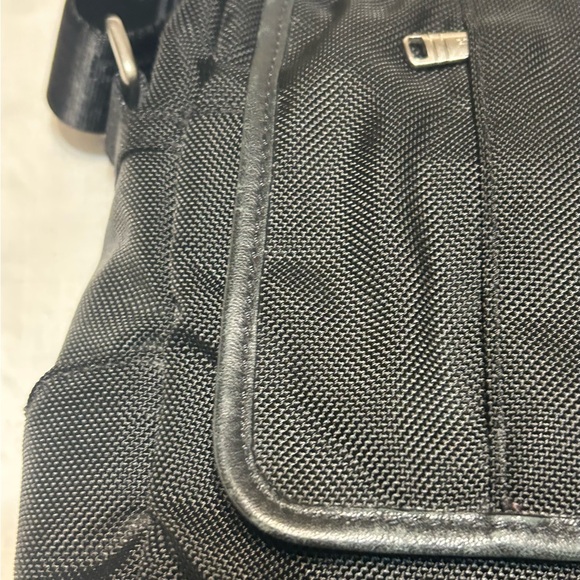 TUMI Black Nylon/Leather Messenger Bag for Men - Picture 3 of 12